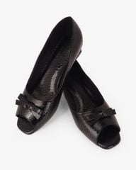 Giày Cao Gót Hạnh Dung Hở Mũi Dây Nơ HD041108AD