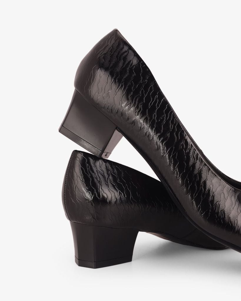 Giày Cao Gót Hạnh Dung Hở Mũi Dây Nơ HD041108AD