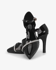 Giày Sandal Cao Gót Hạnh Dung Bít Mũi Xoàn Chéo HD041110AD