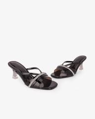 Dép Cao Gót Hạnh Dung Quai Ngang Lấp Lánh HD041111AD