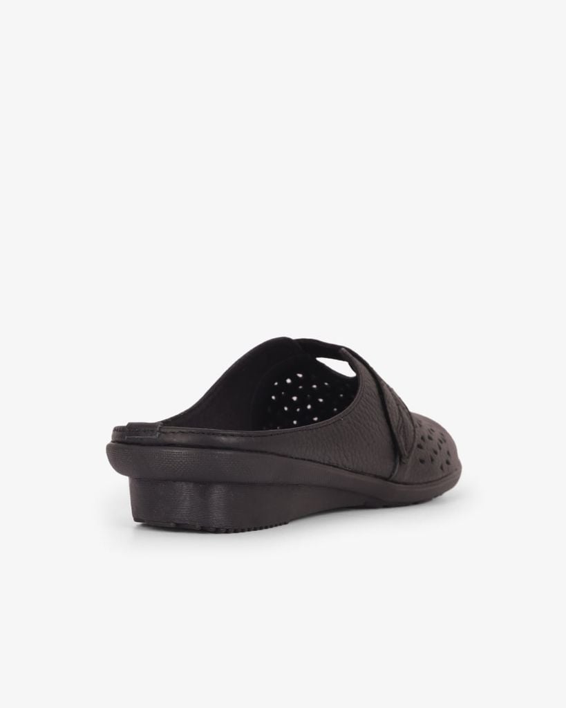 Dép Bít Mũi Hạnh Dung Đục Lỗ Quai Ngang HD041112AD