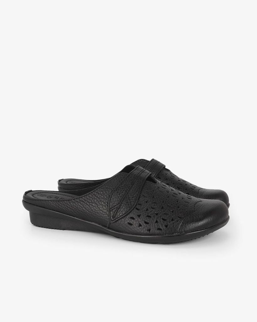 Dép Bít Mũi Hạnh Dung Đục Lỗ Quai Ngang HD041112AD