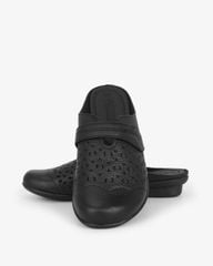 Dép Bít Mũi Hạnh Dung Đục Lỗ Quai Ngang HD041112AD