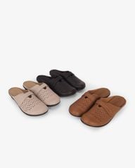 Dép Bít Mũi Hạnh Dung Đục Lỗ Quai Ngang HD041112AD