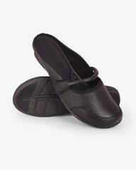 Dép Bít Mũi Hạnh Dung Chỉ Thêu Phối Quai Dán HD041113AD