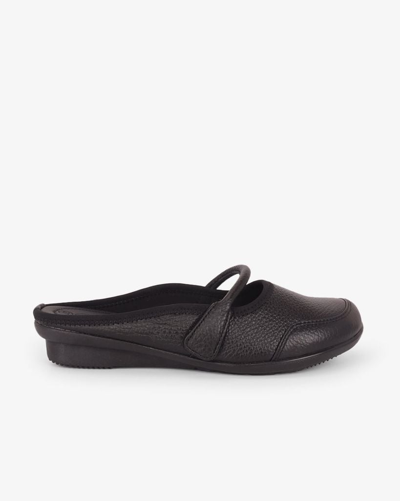 Dép Bít Mũi Hạnh Dung Chỉ Thêu Phối Quai Dán HD041113AD