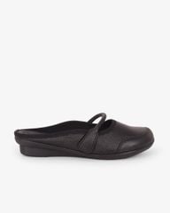 Dép Bít Mũi Hạnh Dung Chỉ Thêu Phối Quai Dán HD041113AD