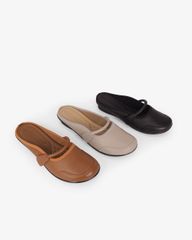 Dép Bít Mũi Hạnh Dung Chỉ Thêu Phối Quai Dán HD041113AD