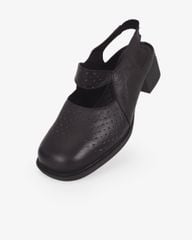 Giày Sandal Cao Gót Hạnh Dung Da Đục Lỗ HD041115AD