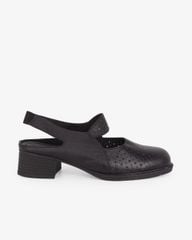 Giày Sandal Cao Gót Hạnh Dung Da Đục Lỗ HD041115AD