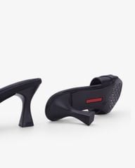 Dép Cao Gót Hạnh Dung Quai Đắp Da Mềm HD041118AD