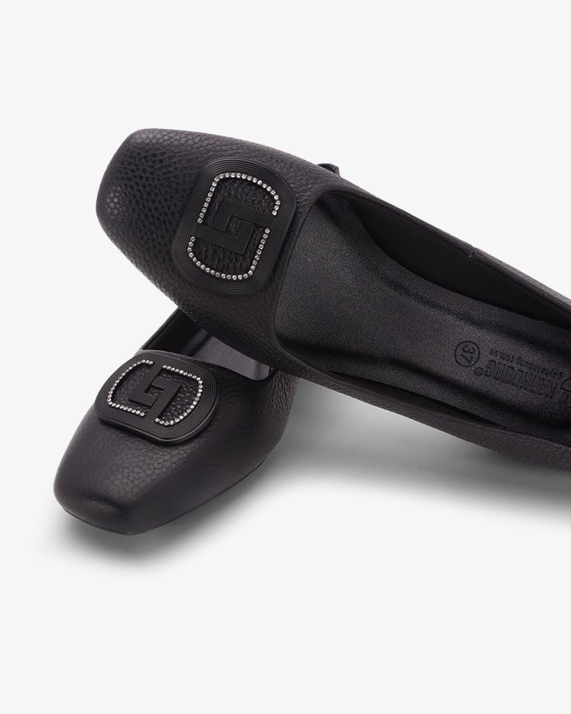 Giày Cao Gót Hạnh Dung Khóa Viền Đá HD041131AD