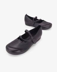 Giày Búp Bê Hạnh Dung Quai Da Vân HD041134AD