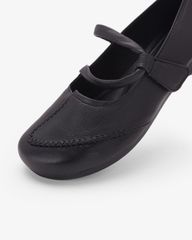 Giày Búp Bê Hạnh Dung Quai Da Vân HD041134AD