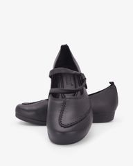 Giày Búp Bê Hạnh Dung Quai Da Vân HD041134AD