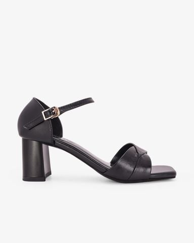 Sandal Cao Gót Hạnh Dung Bản Ngang Xếp Li HD041145AD