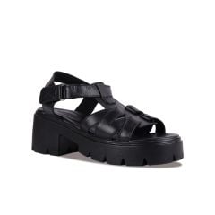 Sandal Cao Gót Hạnh Dung Quai T-Strap Cách Điệu HD04871AD
