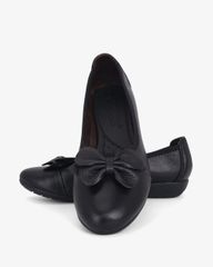 Giày Búp Bê Hạnh Dung Mũi Tròn Đính Nơ Thanh Lịch HD04945AD