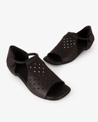 Sandal Cao Gót Hạnh Dung Bản Ngang Cắt Laser HD04960AD