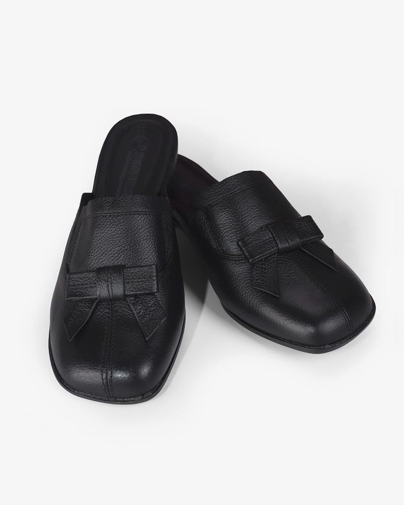 Dép Bít Mũi Hạnh Dung Phối Nơ HD04964AD