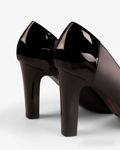 Giày Cao Gót Hạnh Dung Phối Si Bóng HD04970AD