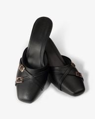 Dép Bít Mũi Hạnh Dung Dây Chéo Khóa Nịt HD04998AD