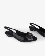 Giày Sandal Hạnh Dung Bít Mũi Khóa Nơ HD0655BA