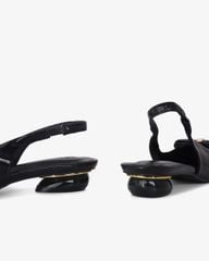 Giày Sandal Hạnh Dung Bít Mũi Khóa Nơ HD0655BA