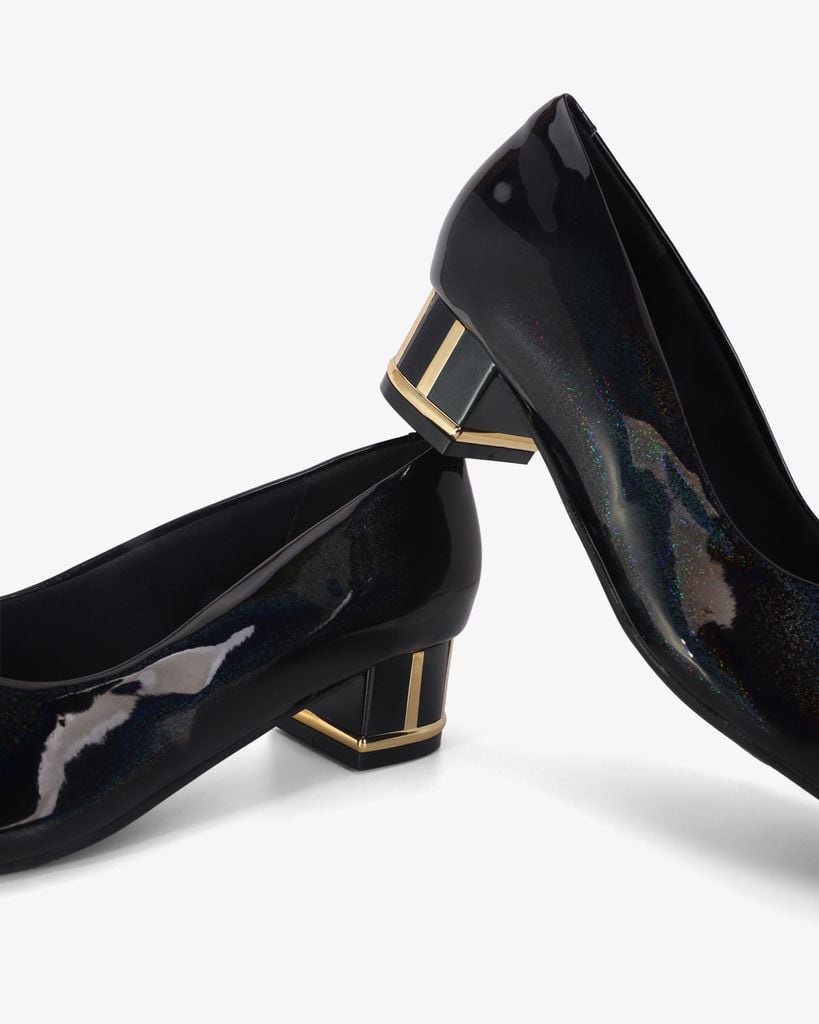 Giày Cao Gót Hạnh Dung Cổ Tim HD0656BA