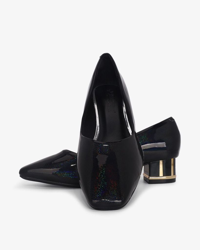 Giày Cao Gót Hạnh Dung Cổ Tim HD0656BA