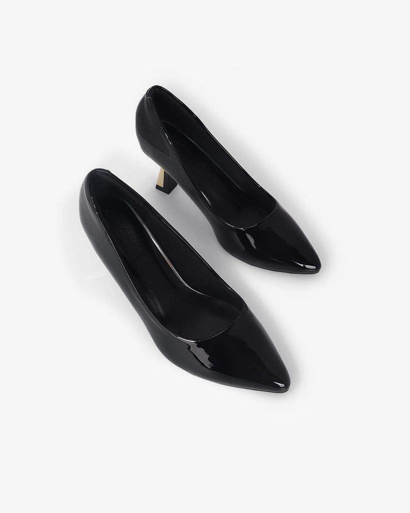 Giày Cao Gót Hạnh Dung Cổ Tròn Mũi Nhọn HD0657BA