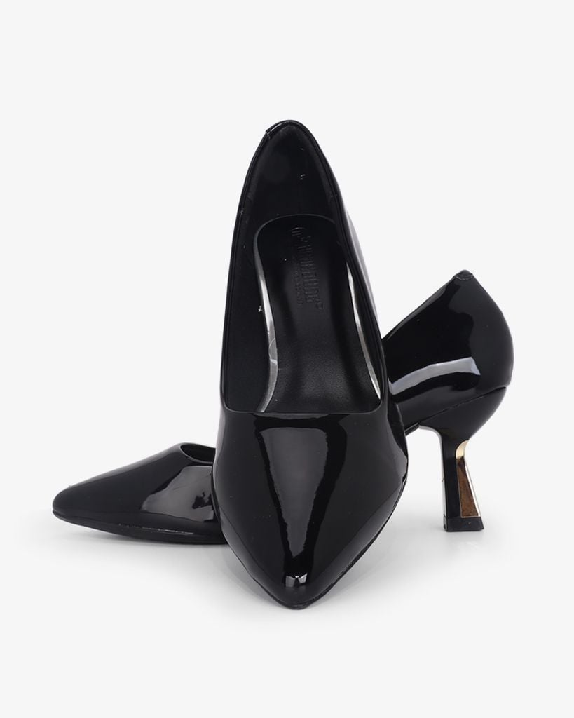 Giày Cao Gót Hạnh Dung Cổ Tròn Mũi Nhọn HD0657BA