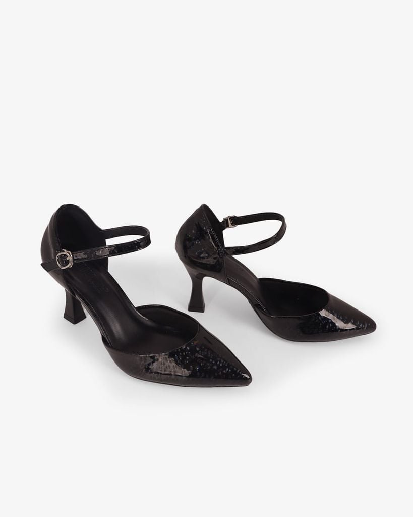 Giày Sandal Hạnh Dung Mũi Nhọn Trơn Ánh Vân HD0659BA