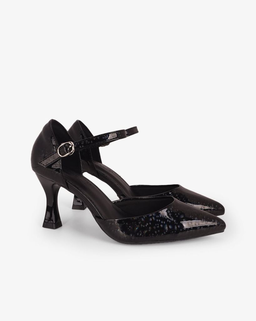 Giày Sandal Hạnh Dung Mũi Nhọn Trơn Ánh Vân HD0659BA