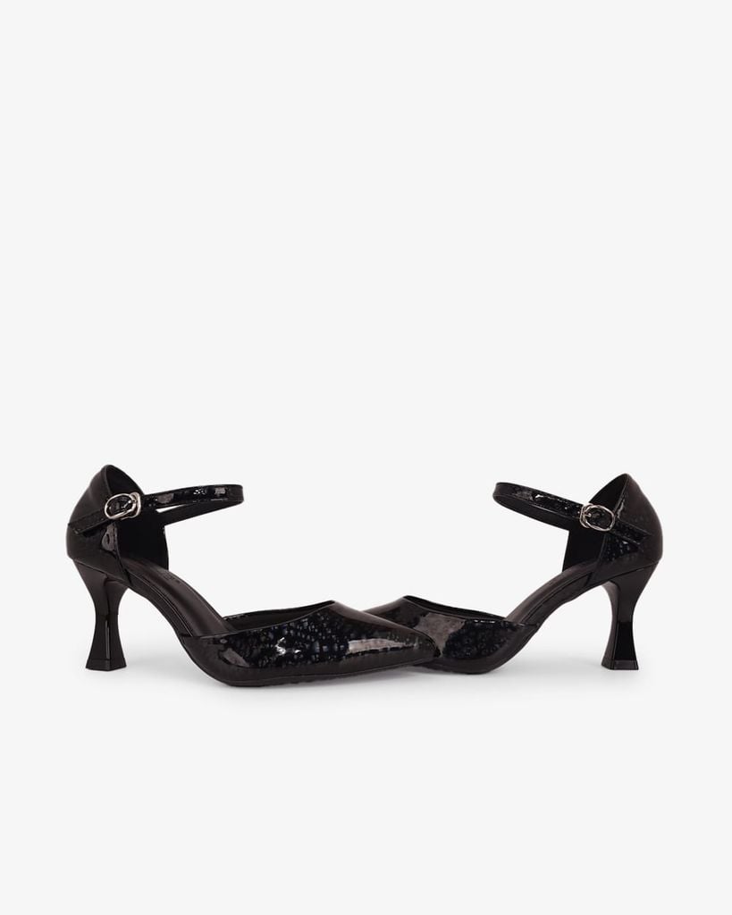 Giày Sandal Hạnh Dung Mũi Nhọn Trơn Ánh Vân HD0659BA