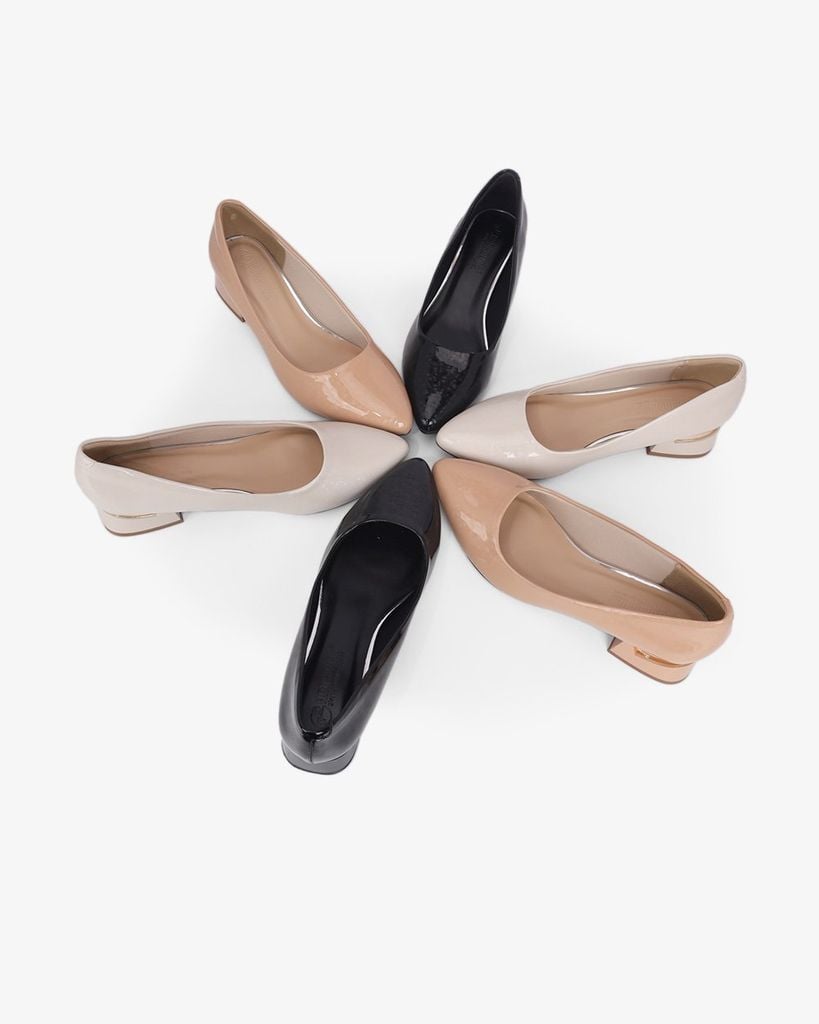 Giày Cao Gót Hạnh Dung Vân Xà Cừ HD0660BA