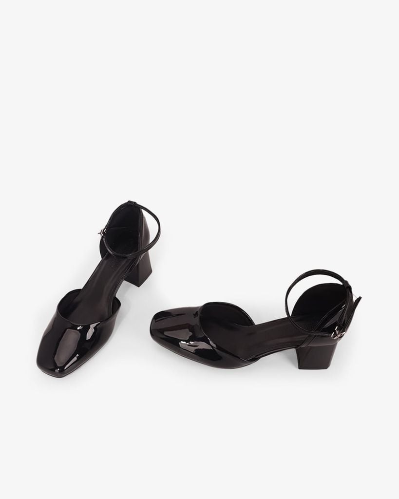Giày Sandal Hạnh Dung Cao Gót Bít Mũi Vuông HD0661BA