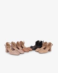 Giày Sandal Hạnh Dung Cao Gót Bít Mũi Vuông HD0661BA