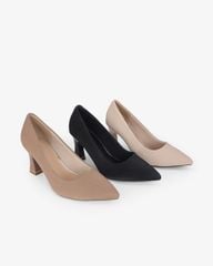 Giày Cao Gót Hạnh Dung Nhung Mềm HD0664BA