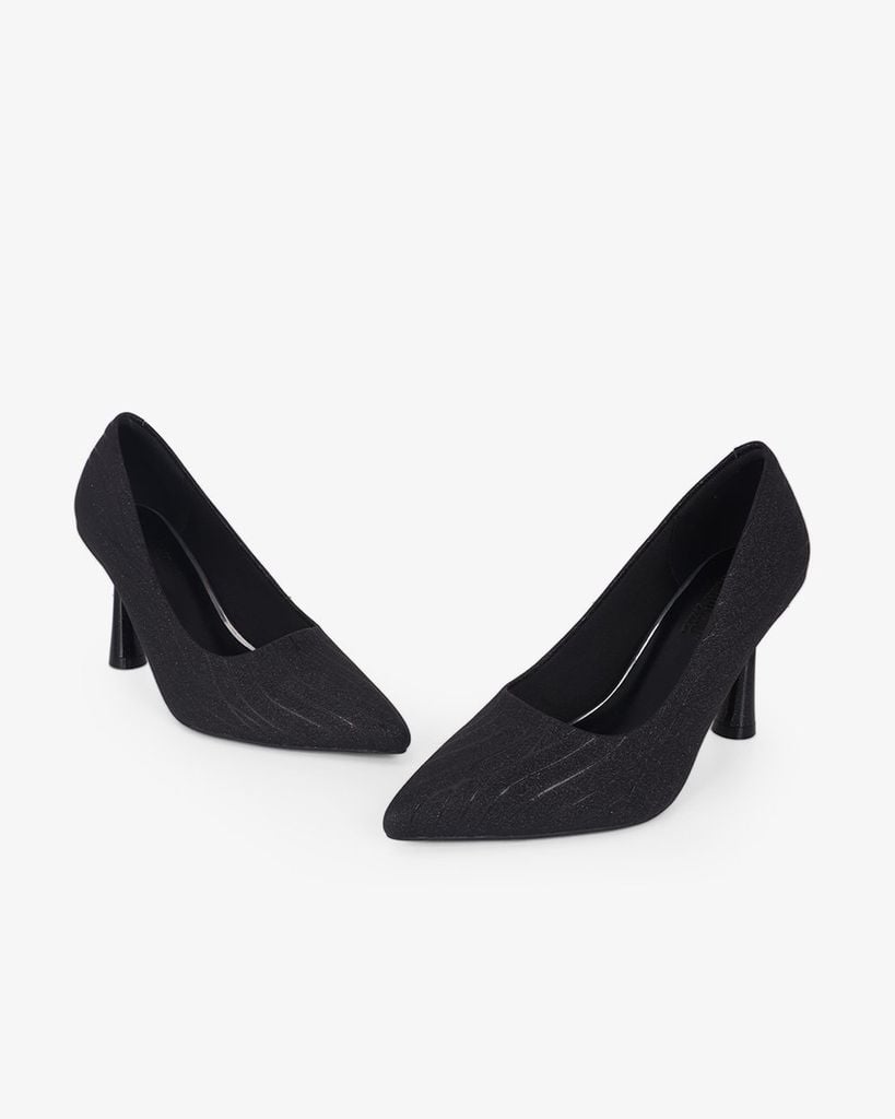 Giày Cao Gót Hạnh Dung Vân Châu Kim Tuyến HD0666BA