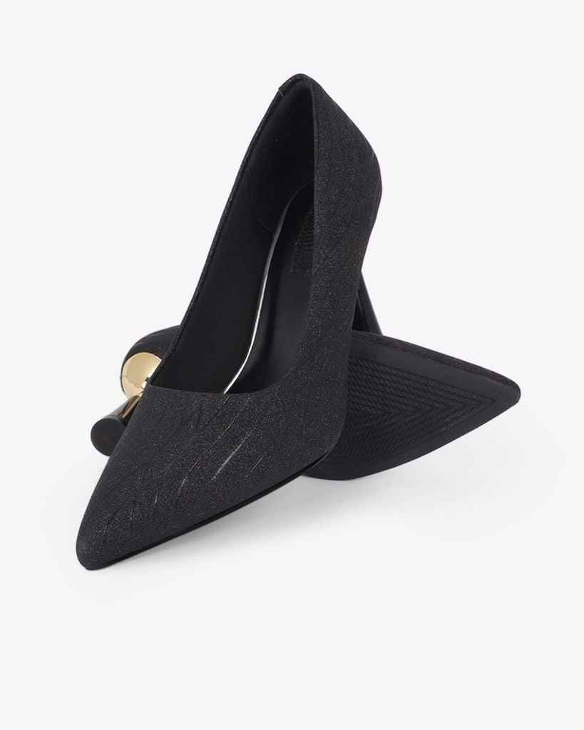 Giày Cao Gót Hạnh Dung Vân Châu Kim Tuyến HD0666BA