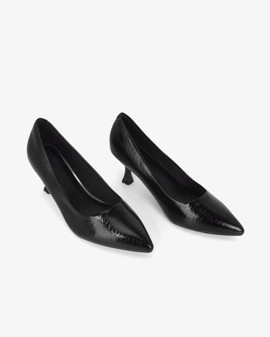 Giày Cao Gót Hạnh Dung Vân Lụa Mũi Nhọn HD0667BA