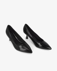 Giày Cao Gót Hạnh Dung Vân Lụa Mũi Nhọn HD0667BA