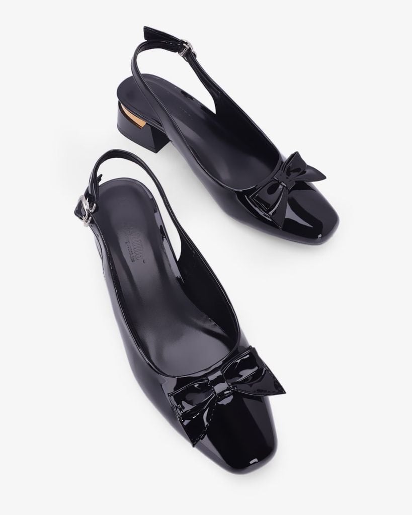 Giày Sandal Cao Gót Hạnh Dung Khóa Nơ HD0670BA