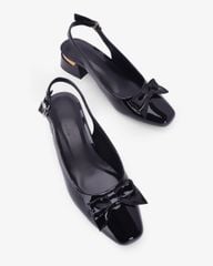 Giày Sandal Cao Gót Hạnh Dung Khóa Nơ HD0670BA