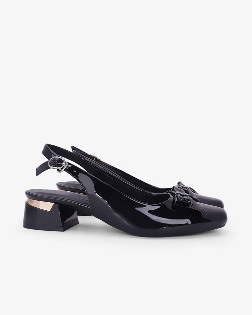 Giày Sandal Cao Gót Hạnh Dung Khóa Nơ HD0670BA