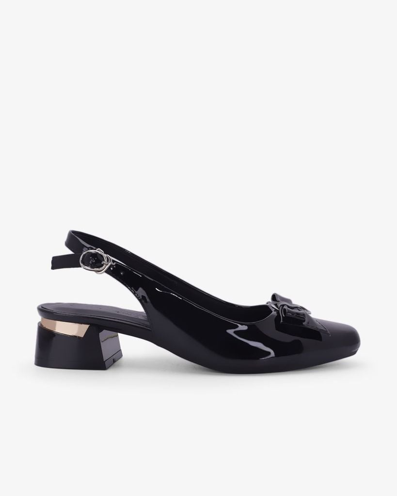Giày Sandal Cao Gót Hạnh Dung Khóa Nơ HD0670BA