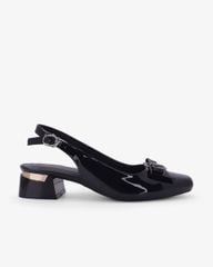 Giày Sandal Cao Gót Hạnh Dung Khóa Nơ HD0670BA