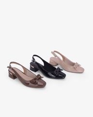 Giày Sandal Cao Gót Hạnh Dung Khóa Nơ HD0670BA