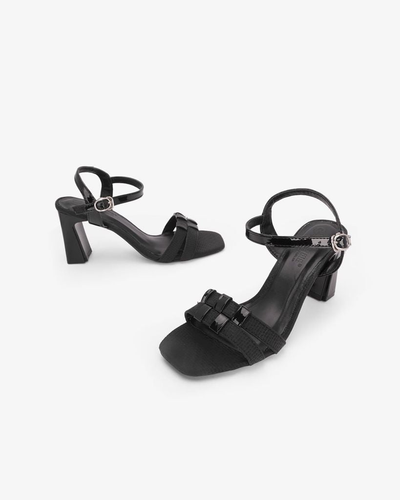 Sandal Cao Gót Hạnh Dung Quai Đan HD0672BA
